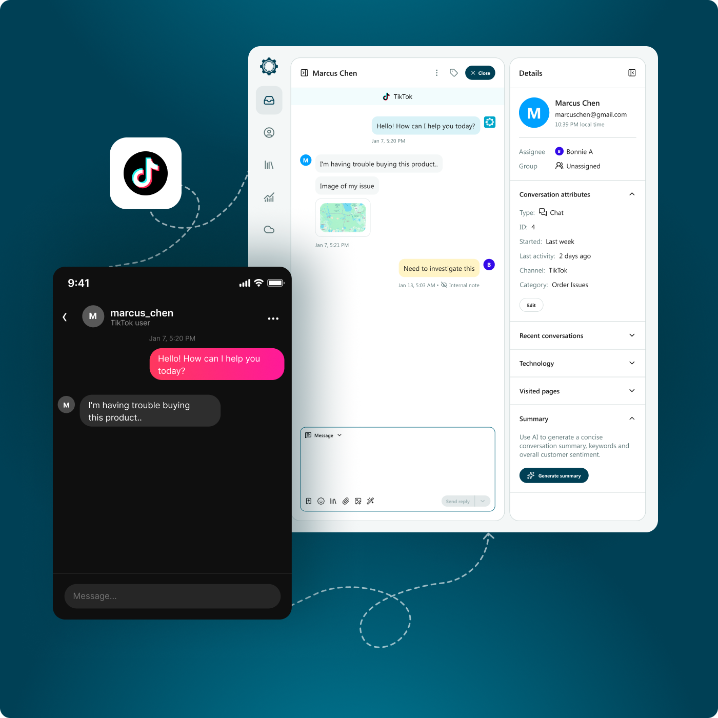 TikTok Comments in Your Inbox